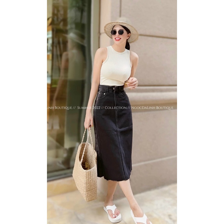 Áo thun ba lỗ nữ, thun gân dày dặn, co giãn, 3 lỗ ôm body