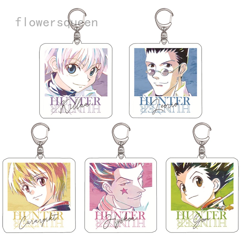 Flowersqueen Móc Khóa Bằng Acrylic Hình Nhân Vật Anime Hunter X Hunter