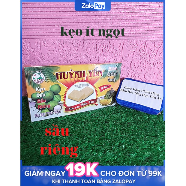 Combo 3 Hộp Kẹo dừa HUỲNH YẾN 300g 3 Vị ít ngọt