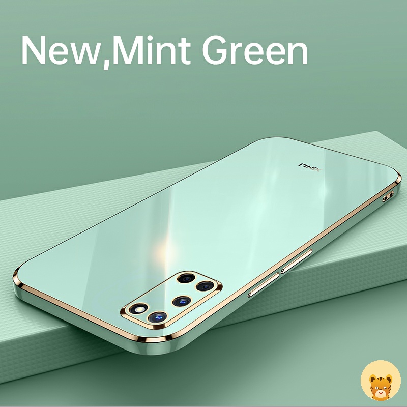 Ốp Điện Thoại Mềm Mạ Viền Sang Trọng Cho Oppo A92 A52