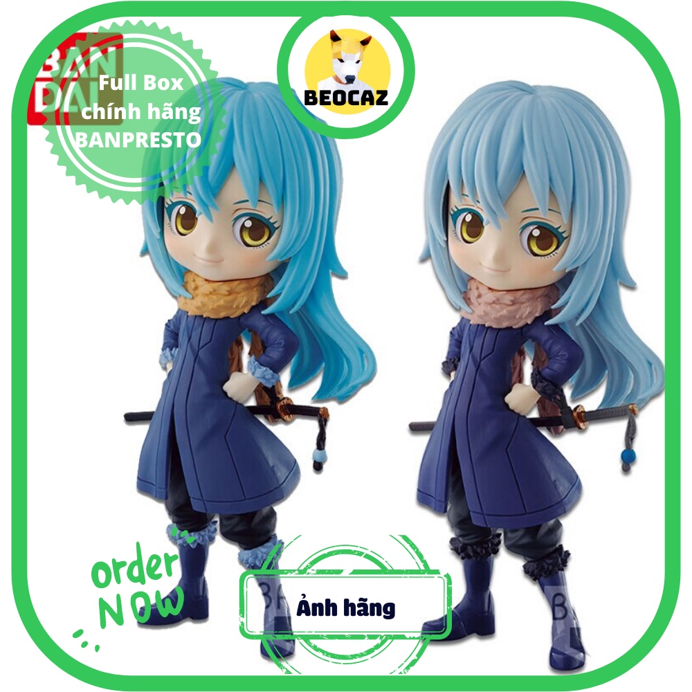 Mô hình Q Posket Rimuru Tempest Chuyển sinh thành Slime Full Box Chính Hãng Banpresto Tensura Đồ chơi Beocaz