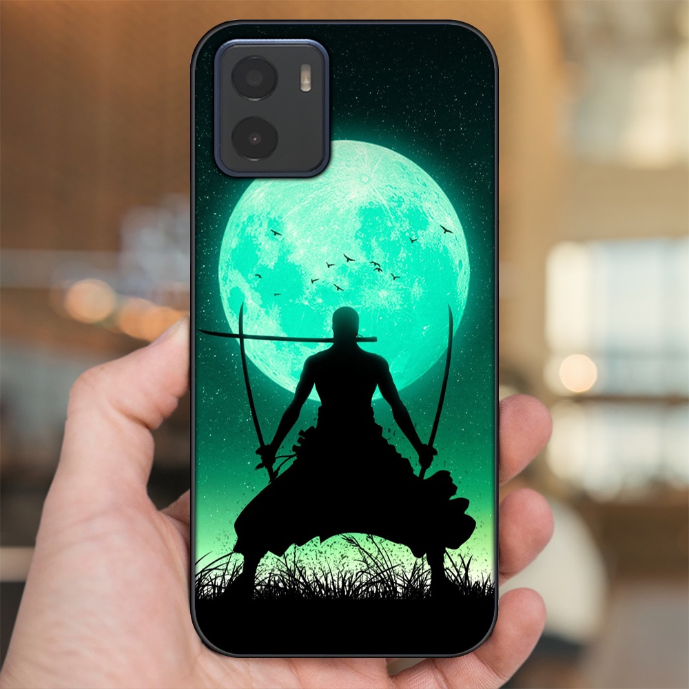 Ốp lưng Vivo Y15s, Y15a viền đen in hình Zoro One Piece