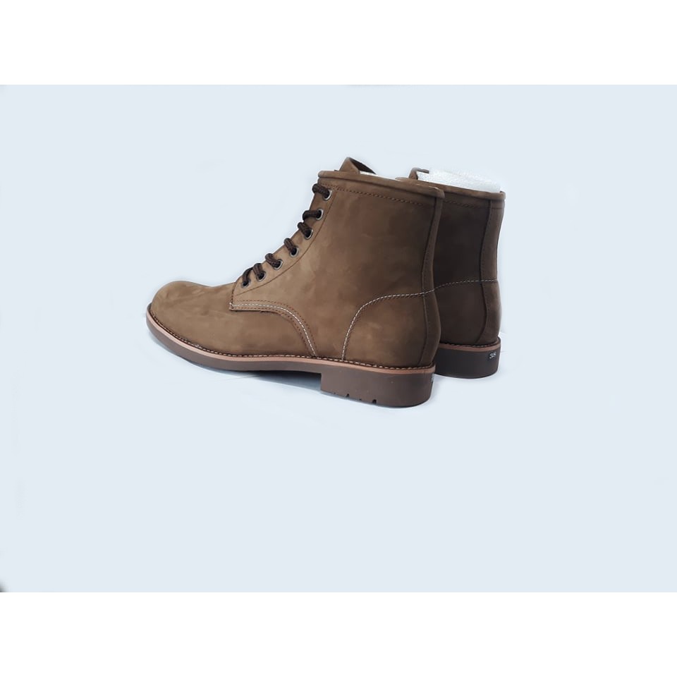 Giày da bò thật nguyên miếng cao cổ redwing mà RW02 (nâu)