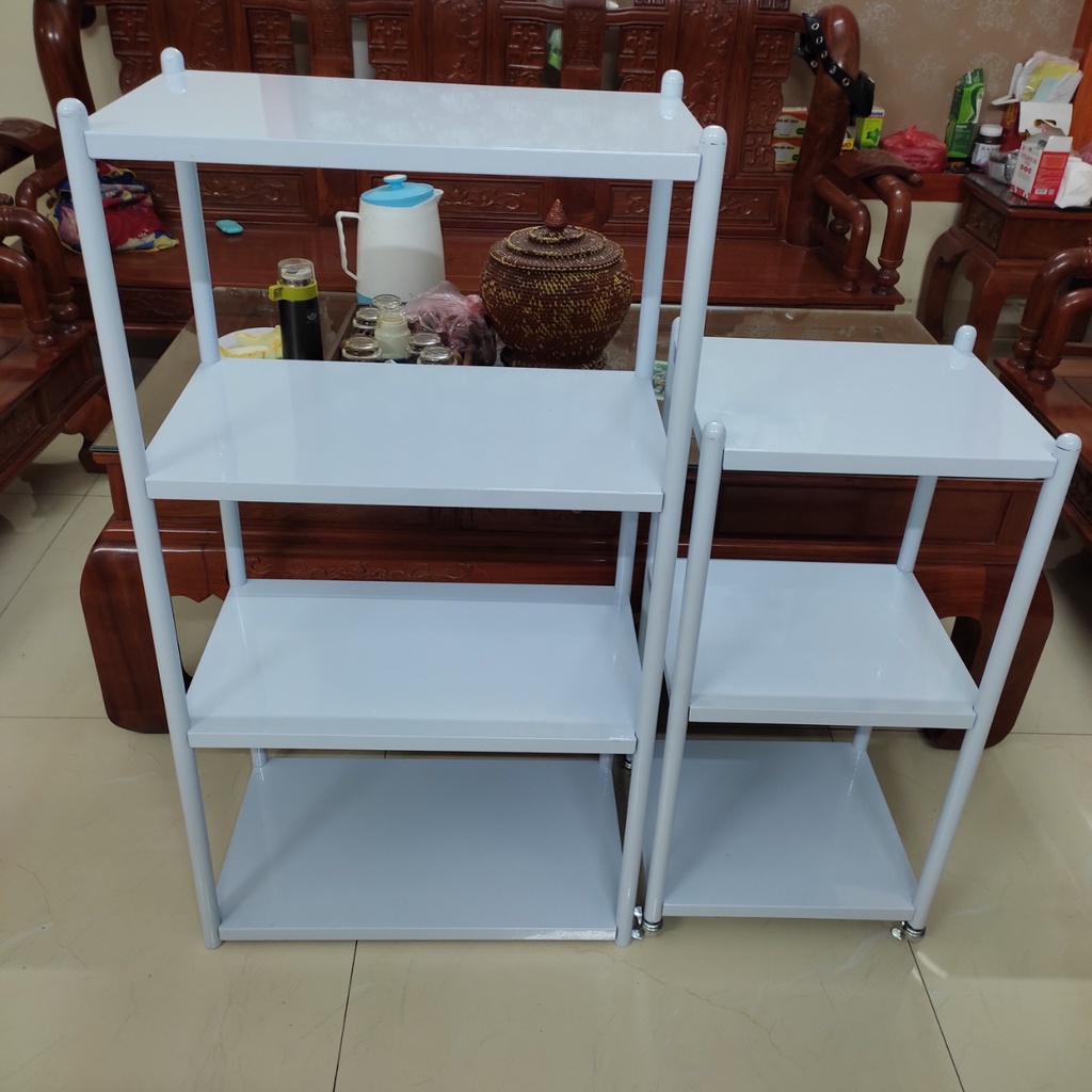 Kệ để đồ nhà bếp đa năng 3 4 5 tầng có bánh xe quanglong kệ nhà bếp hàng nhập trung loại 1cao cấp sơn đen tĩnh điện 3lop