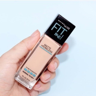 Kem nền kiềm dầu Maybelline Fit me Matte Poreless 105
