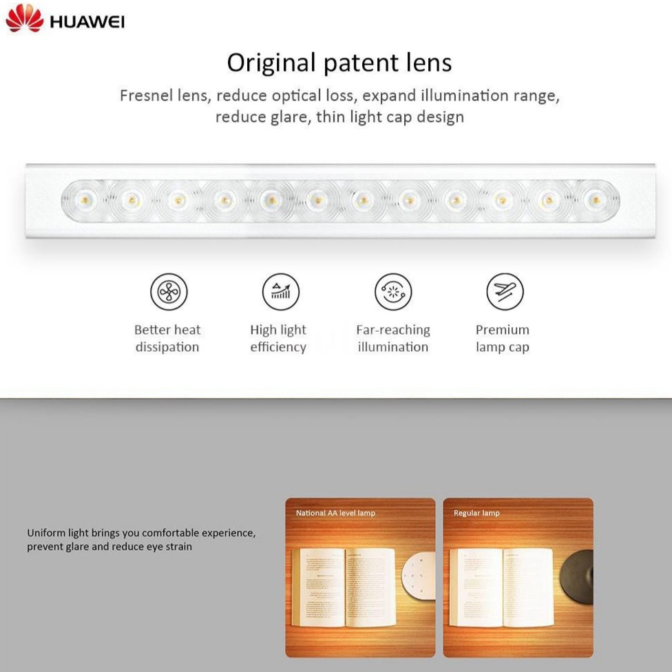 Đèn bàn Led chống cận Huawei + Opple Chính hãng