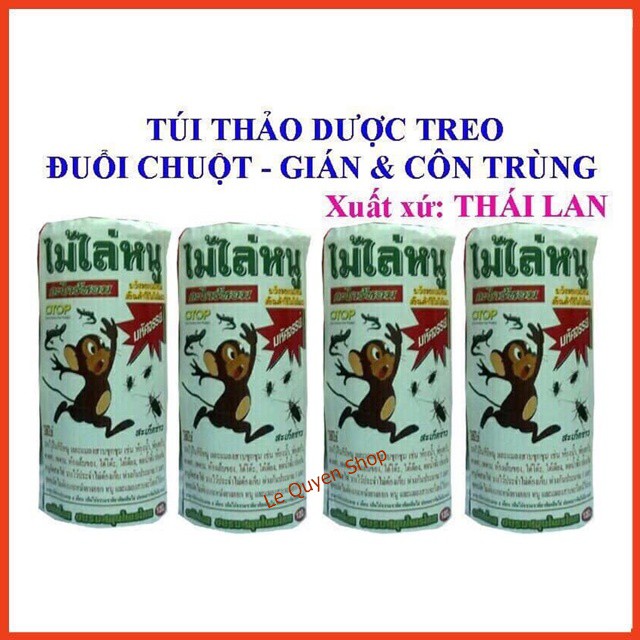 [ HÀNG CHÍNH HÃNG ] Túi Treo Đuổi Chuột Gián , Côn Trùng Thái Lan Hiệu Quả