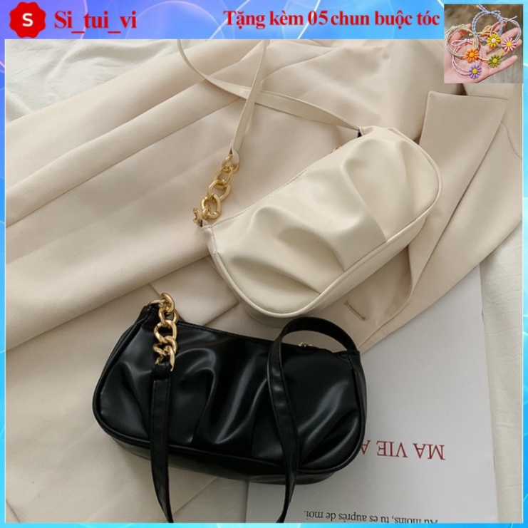 TÚI KẸP NÁCH ĐEO VAI DA ĐẸP CAO CẤP CHẾP LY PHONG CÁCH HÀN QUỐC DÂY XÍCH _T116