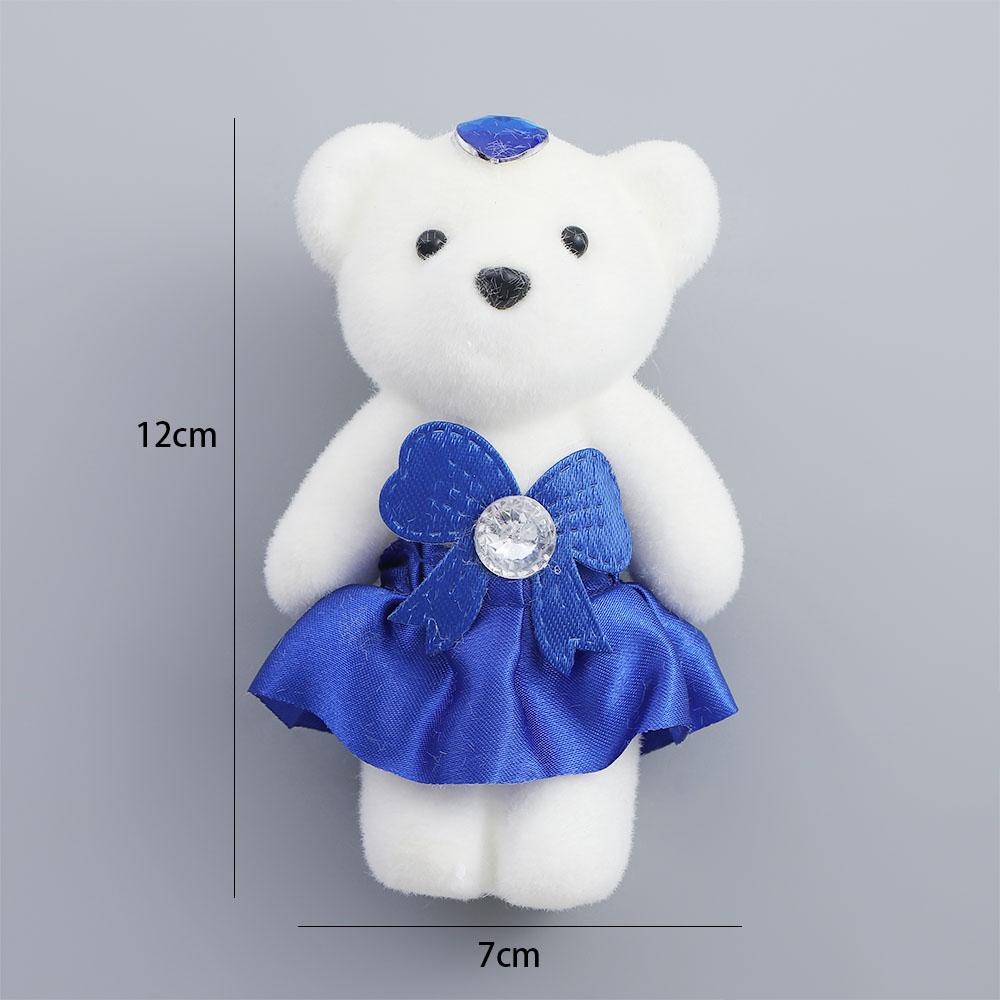 Bộ 10 Búp Bê Gấu Ăn Kem Dùng Trang Trí Tiệc Cưới / Sinh Nhật