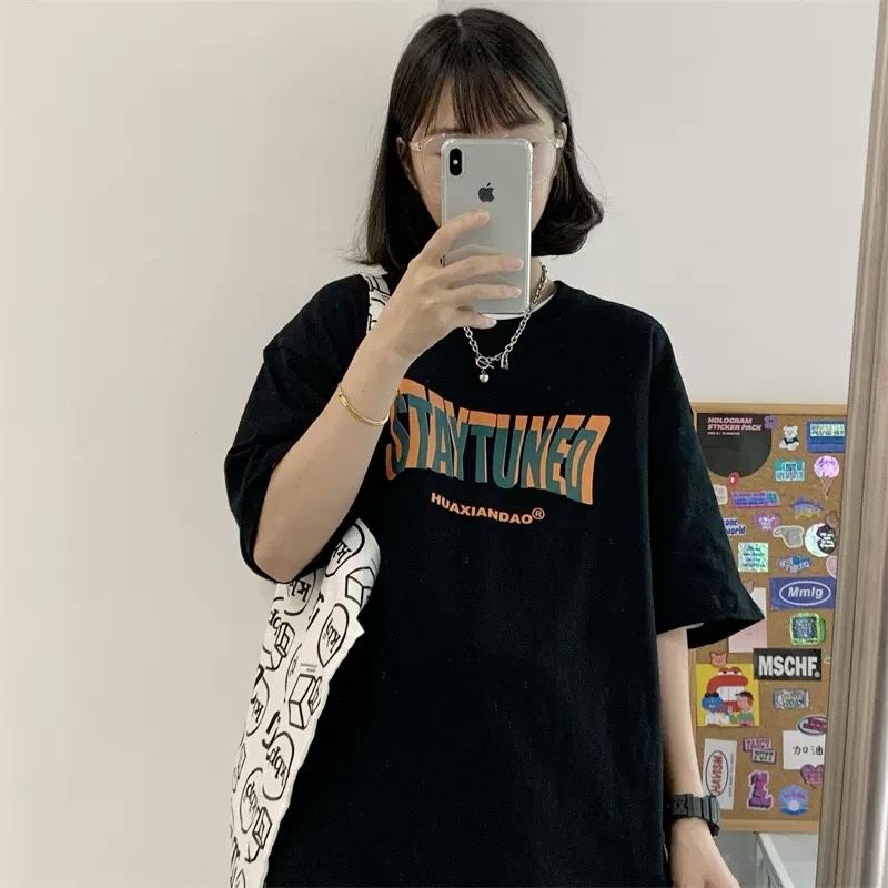 Áo thun tay lỡ Staytuned🥰🥰