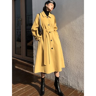 (Hàng Đẹp)Áo khoác dạ cashmere sang chảnh Hàn Quốc-HC403.Ảnh thật 4 hình cuối
