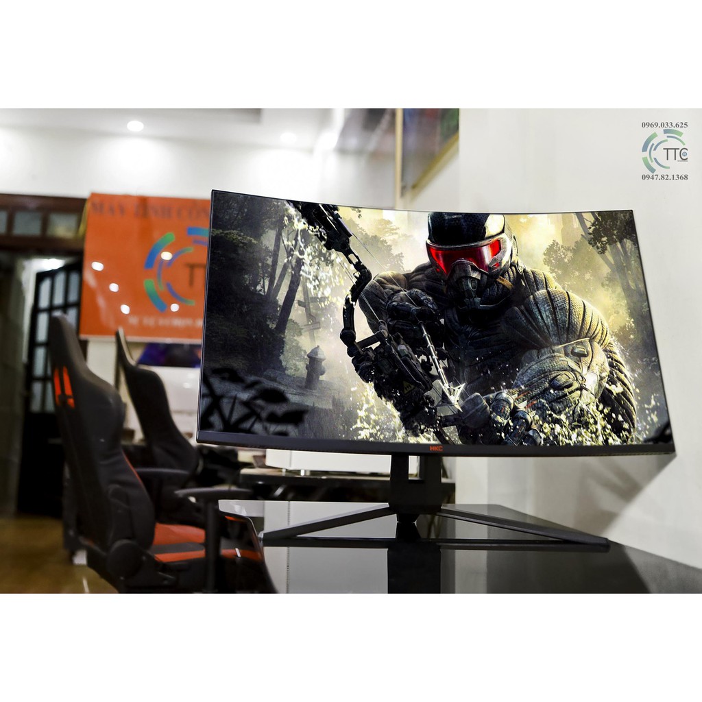 Màn Hình 32 inch cong 165hz Full HD mã HKC GX32  newbox 100%
