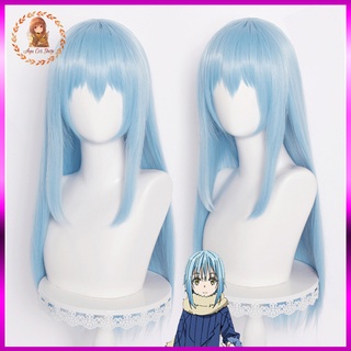 [Có sẵn - Order wig/tóc giả xanh dương nhạt cosplay Rimuru Tempest Dattaken Slime