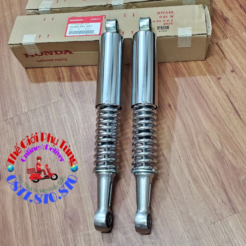 Cặp phuộc sau Wave thái 110 zin chính hãng mới Thái Lan - 52400-KFL-851