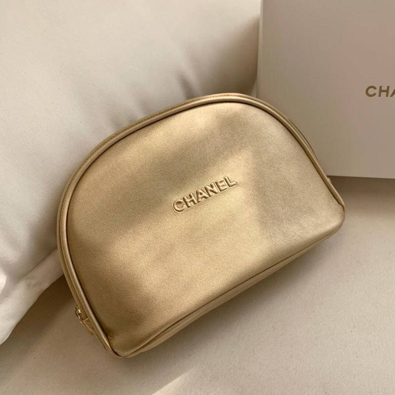 Túi Da pu Đựng Mỹ Phẩm Màu Vàng Thiết Kế Đơn Giản Túi dự trữ  túi giặt Túi dự trữ  túi giặt