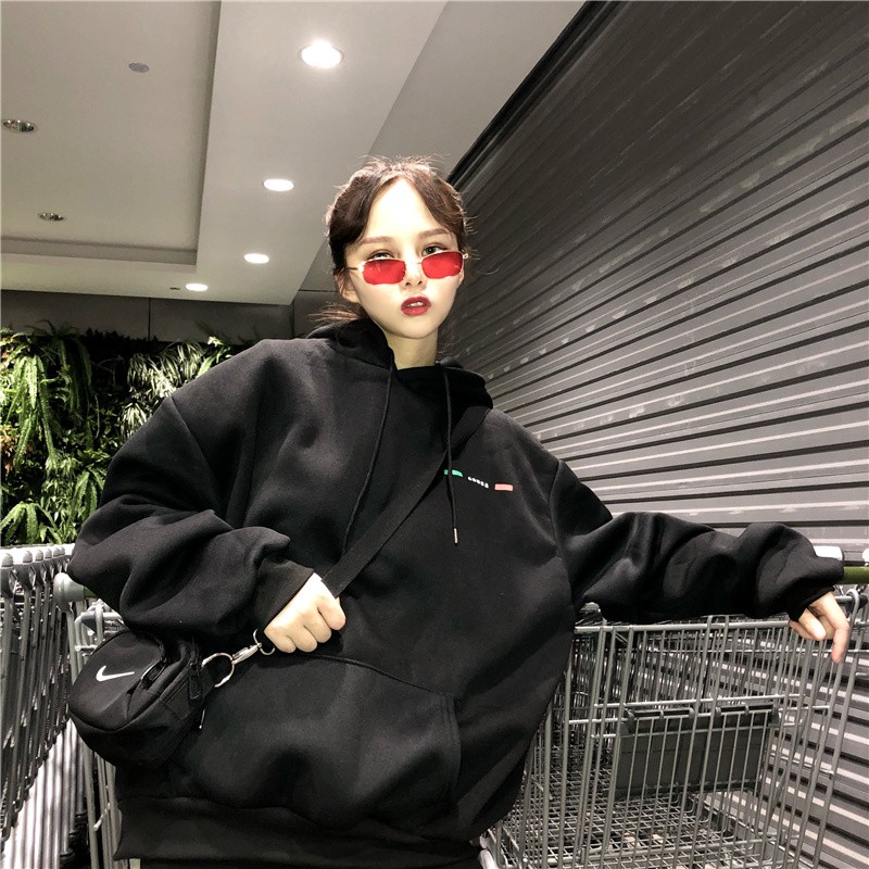ÁO HOODIE NỮ DÁNG RỘNG