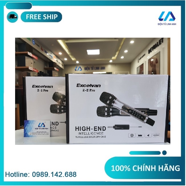 Mic Karaoke không dây Excelvan Z2 Pro