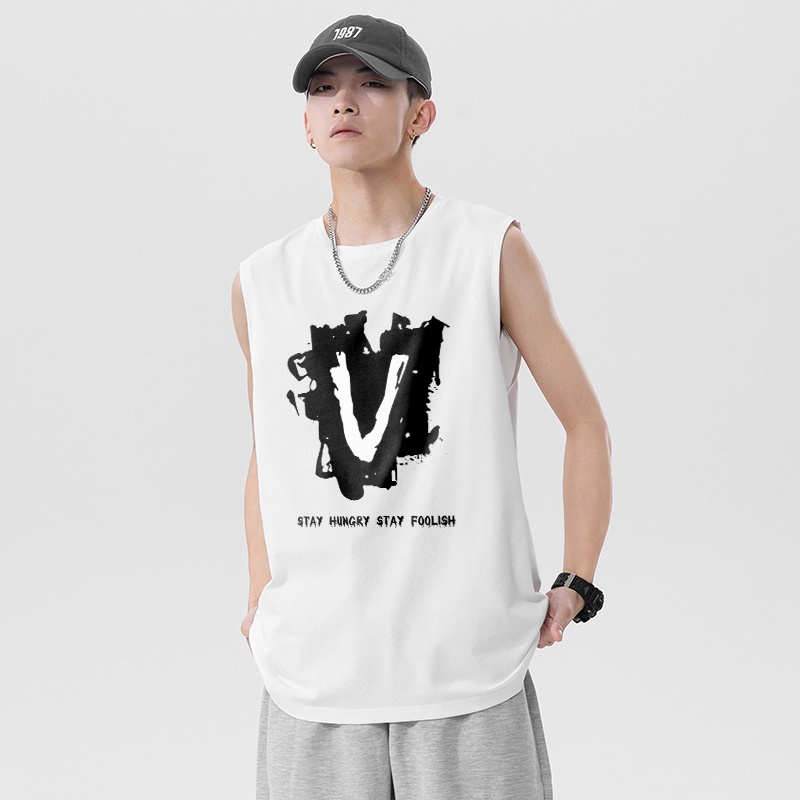 Áo 3 lỗ nam FUNS mã TT49 Dáng TankTop form rộng sát nách tập gym co giãn mùa hè đẹp