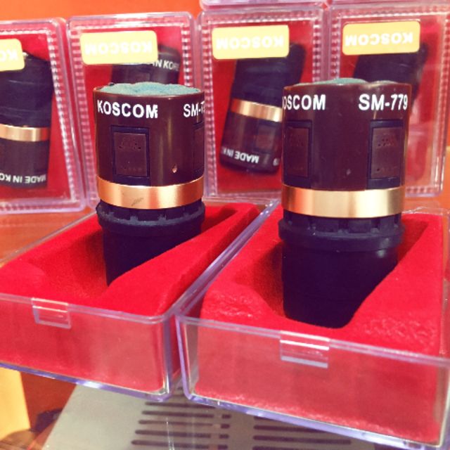 Củ micro KOSCOM hàn quốc bộ lọc cực tốt chất âm rất sáng giá 1 cặp ạ .hàng xịn loại 1