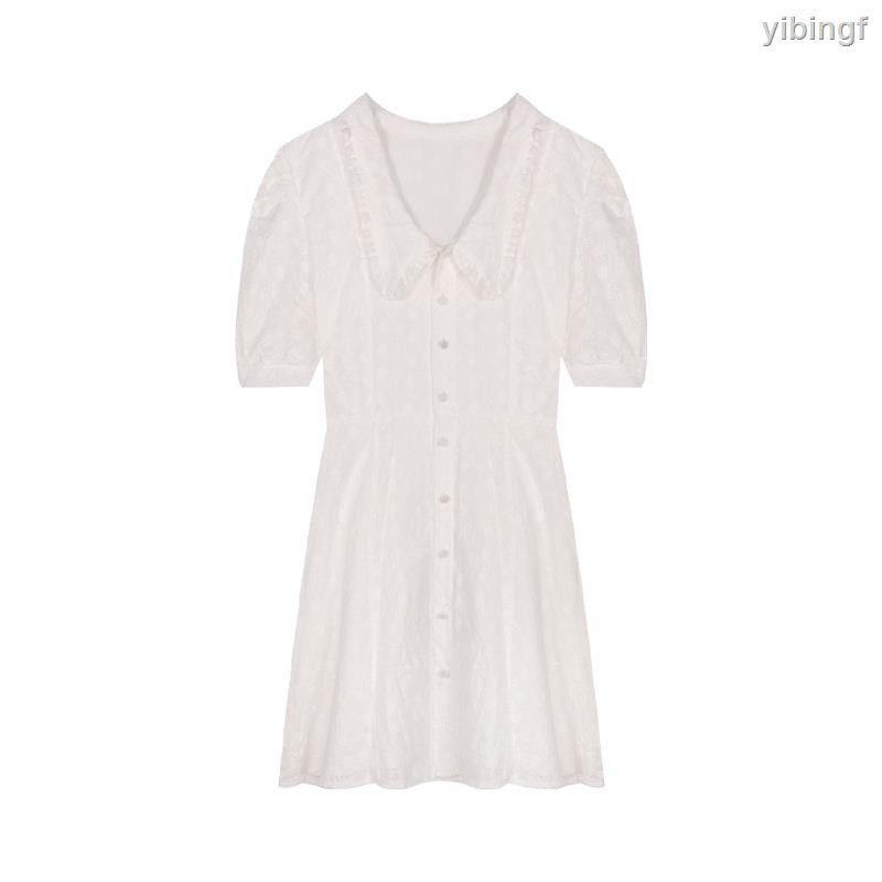 Đầm Ngắn Tay Phồng Cổ Chữ V Phối Ren Xinh Xắn Dành Cho Nữ 2020 | BigBuy360 - bigbuy360.vn