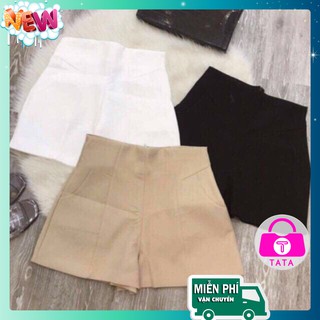 Quần short nữ 🍓freeship🍓 quần sóc nữ cạp cao chất tuyết mưa cực đẹp qn05