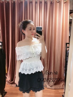 Áo trễ vai ren