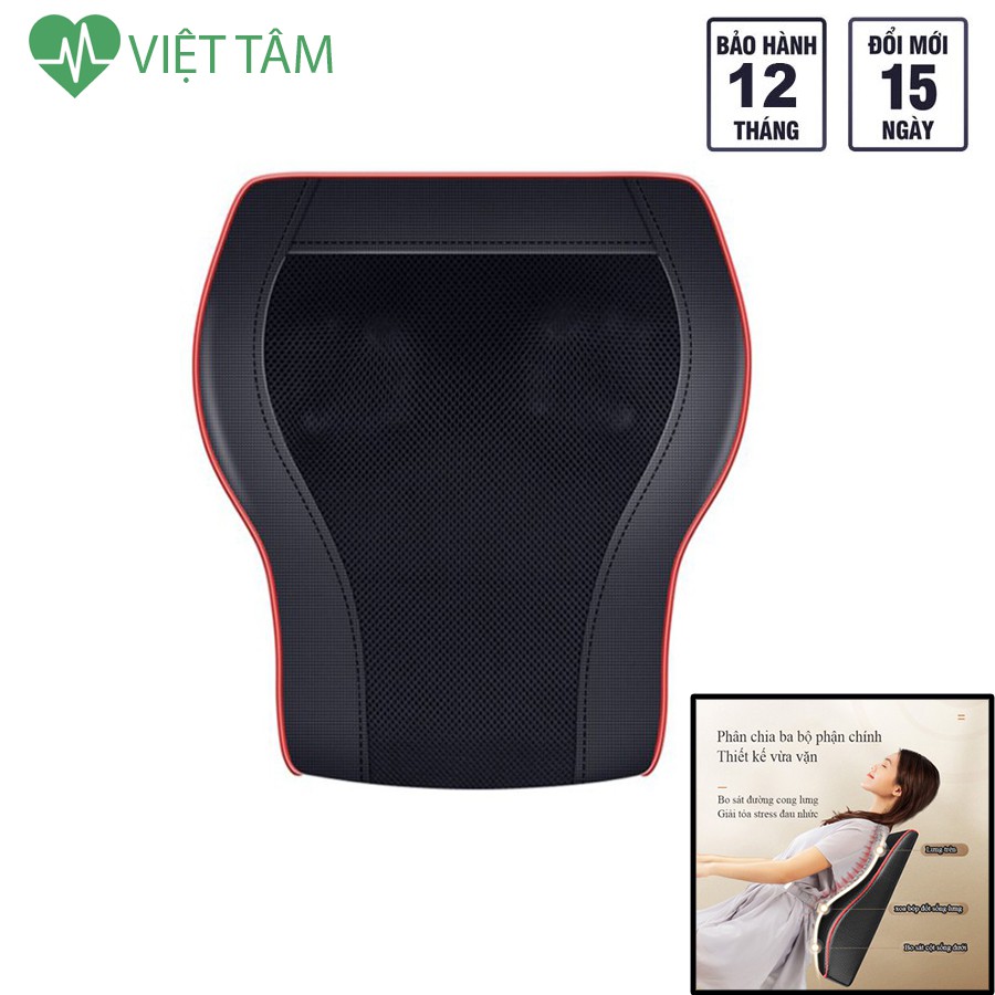 [Mã 99FMCGSALE giảm 8% đơn 500K] Gối Massage Kiêm Tựa Lưng Đa Năng tích hợp chế độ rung cùng hồng ngoại