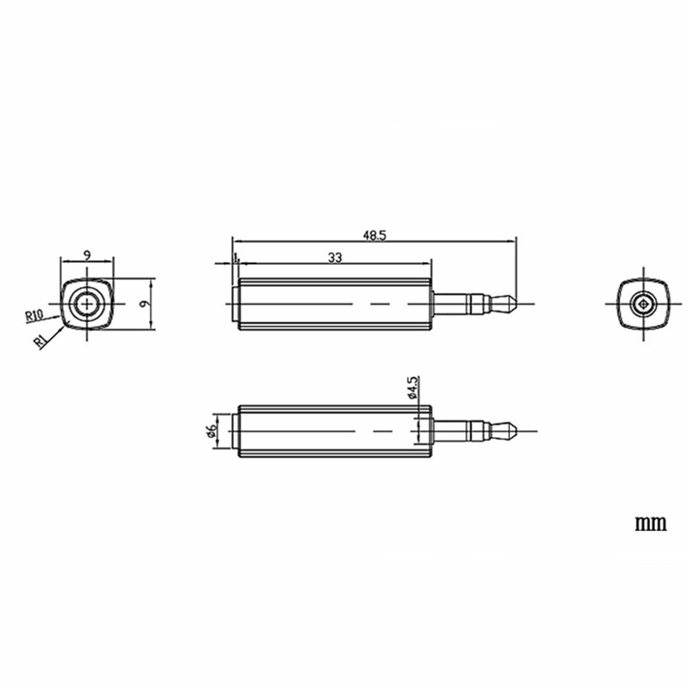 Phích cắm trở kháng tai nghe FENGRU 30 / 80 / 120 ohm loại bỏ tiếng ồn 3.5mm cho đầu cắm máy nghe nhạc Hifi