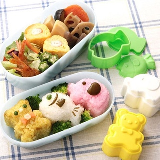 SET 3 KHUÔN ÉP CƠM CÁ GẤU VOI