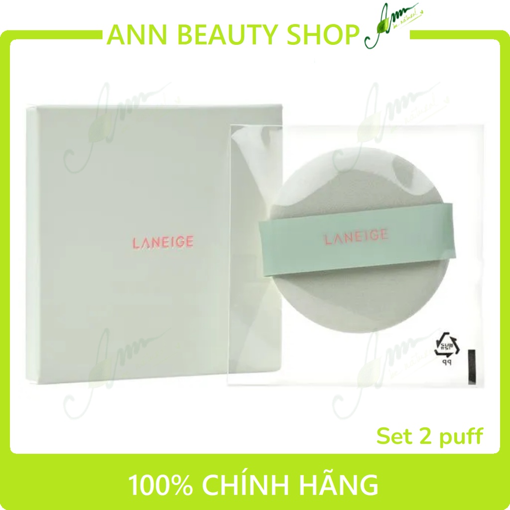 Set 2 Bông Phấn Nước Lanegie Neo Cushion Puff