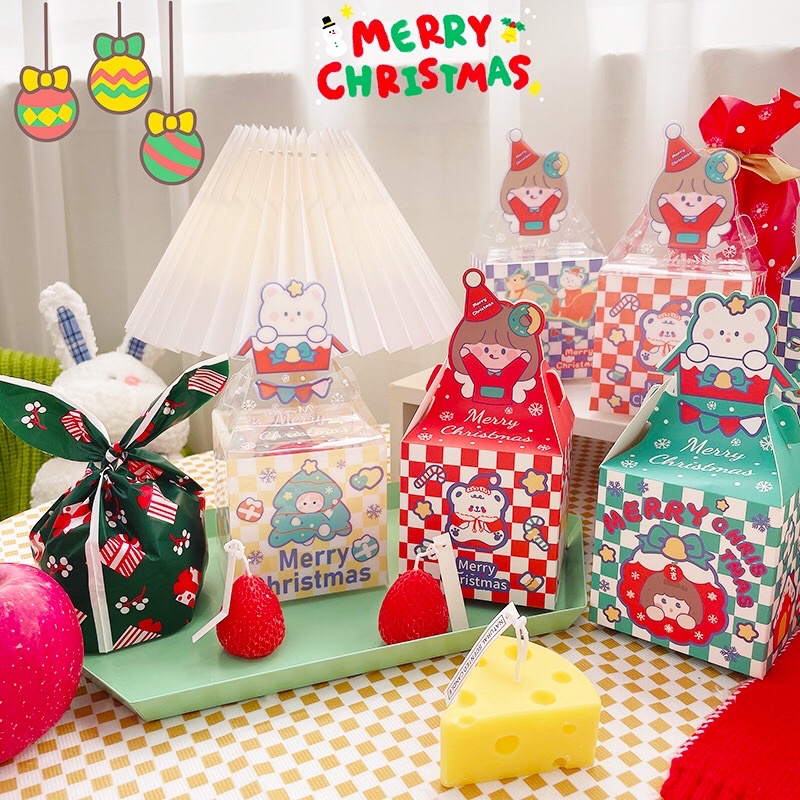 Hộp đựng quà giáng sinh NOEL nhỏ xinh nhiều mẫu dễ thương Cute Shop