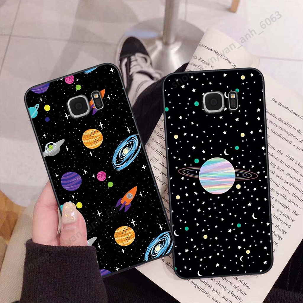 Ốp Samsung S6 / S6 EDGE / S7 / S7 EDGE hình bầu trời, phi hành gia đẹp, ốp lưng điện thoại samsung galaxy viền dẻo cao c