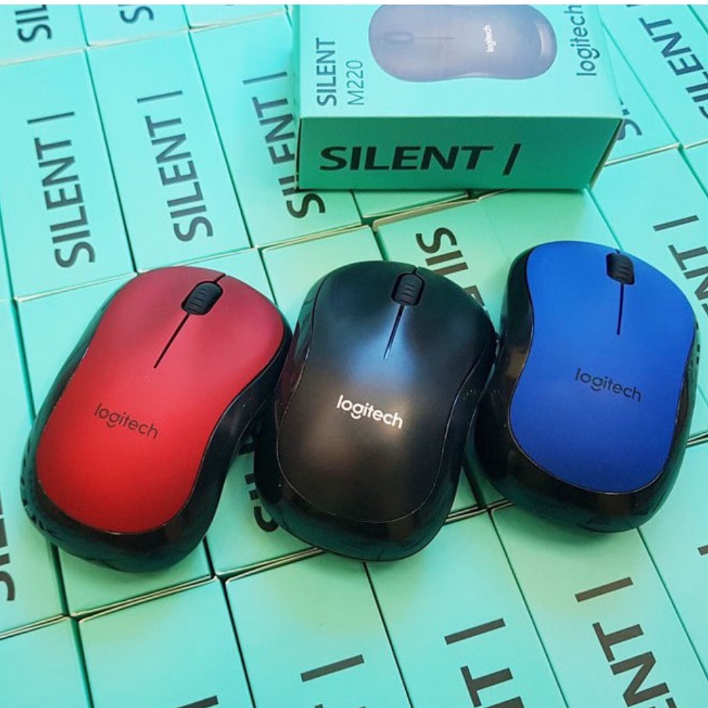 Chuột không dây wireless máy tính laptop Logitech M220 silent blutooth chống ồn hàng chính hãng bảo hành 12 tháng