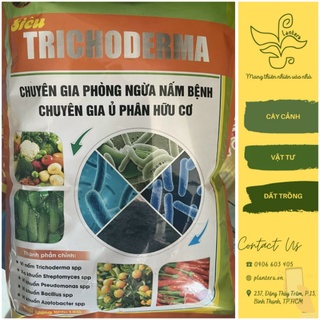 Nấm Đối Kháng Trichoderma 1Kg - Chế Phẩm Bảo Vệ Thực Vật - Chế Phẩm Sinh Học