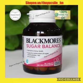  (Date mới nhất) Viên uống cân bằng đường huyết Úc Blackmores Sugar Balance 90v