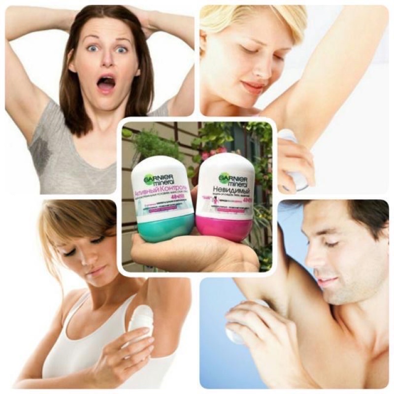 Lăn nách khử mùi Garnier Miniral Nga