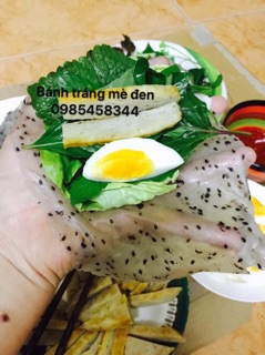 BÁNH TRÁNG MÈ ĐEN PHAN RANG ( 50 cái = 1.2kg)
