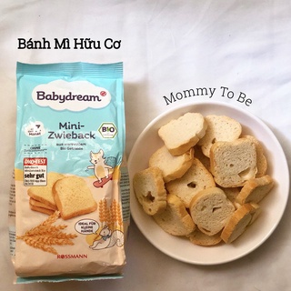 Bánh mì hữu cơ cho bé ăn dặm babydream đức