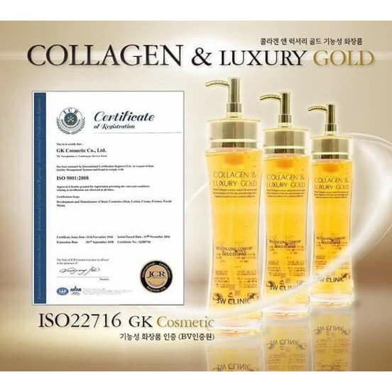 Tinh chất collagen and luxury gold 3W Clinic