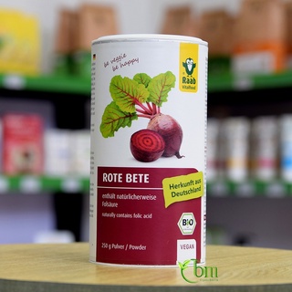 Combo: bột cỏ lúa mì - bột tầm ma - bột củ dền - bột cải bó xôi hữu cơ Raab