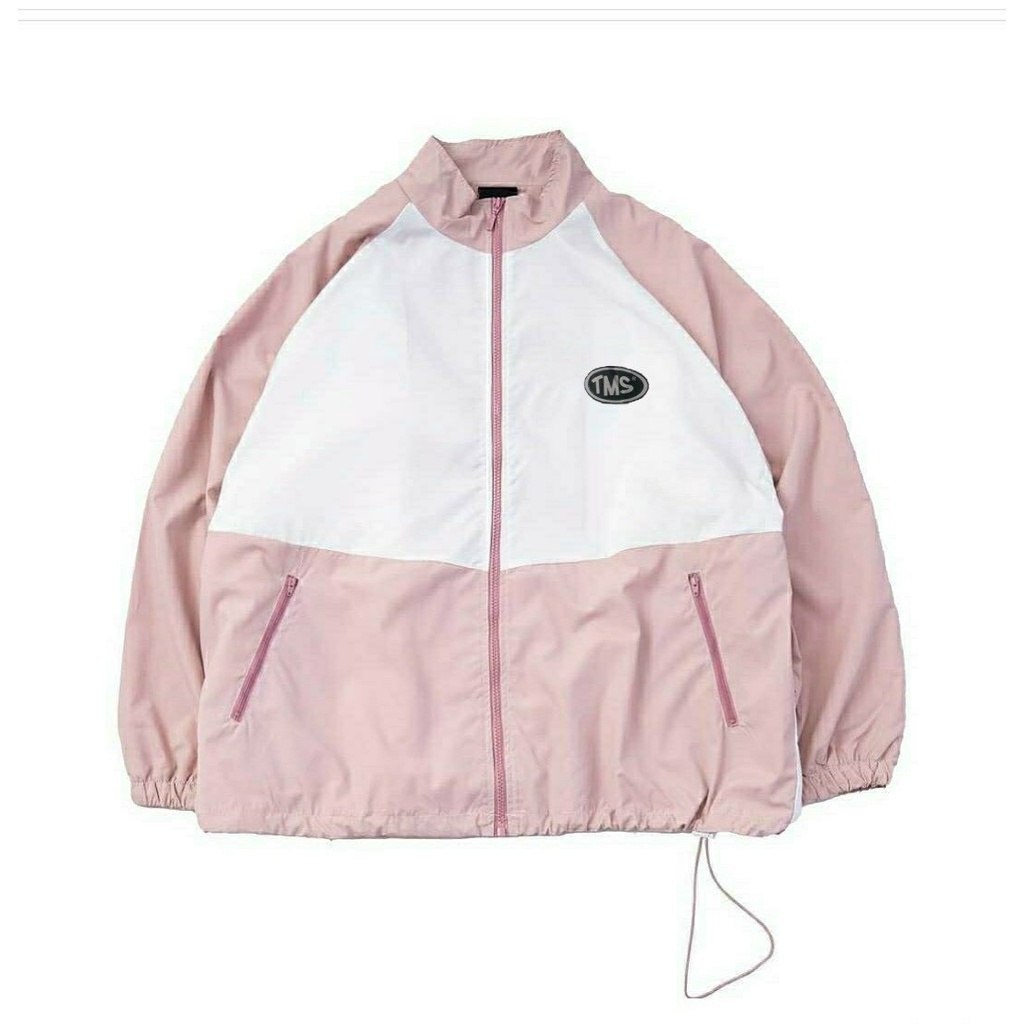 Áo Khoác Dù TMS LOGO MIDSIDE Nữ Ulzzang Unisex Form Rộng Bomber 7zia Jacke