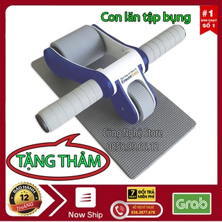 Con lăn tập bụng gym TẶNG THẢM cao cấp, Hàng KM Ensure