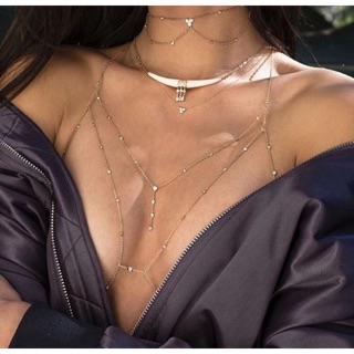 Phụ kiện trang trí cổ và ngực mặc áo khoét sâu! Đủ kiểu 
