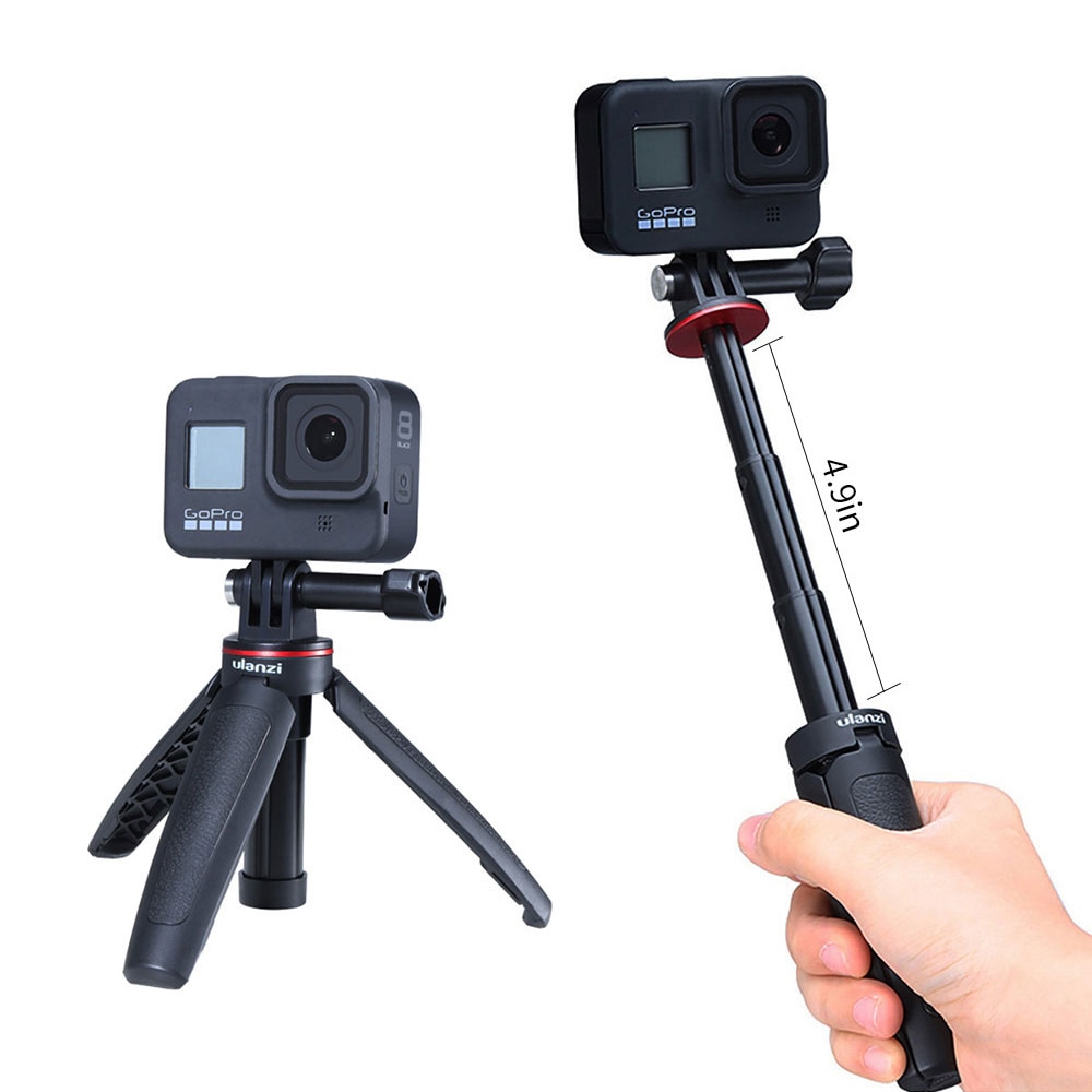 Ulanzi MT-09 Extend Tripod Mini Foldable Tripod for GoPro Hero 8/7/6/5/4 SJcam SOMO Action Sport Action Camera Accessories