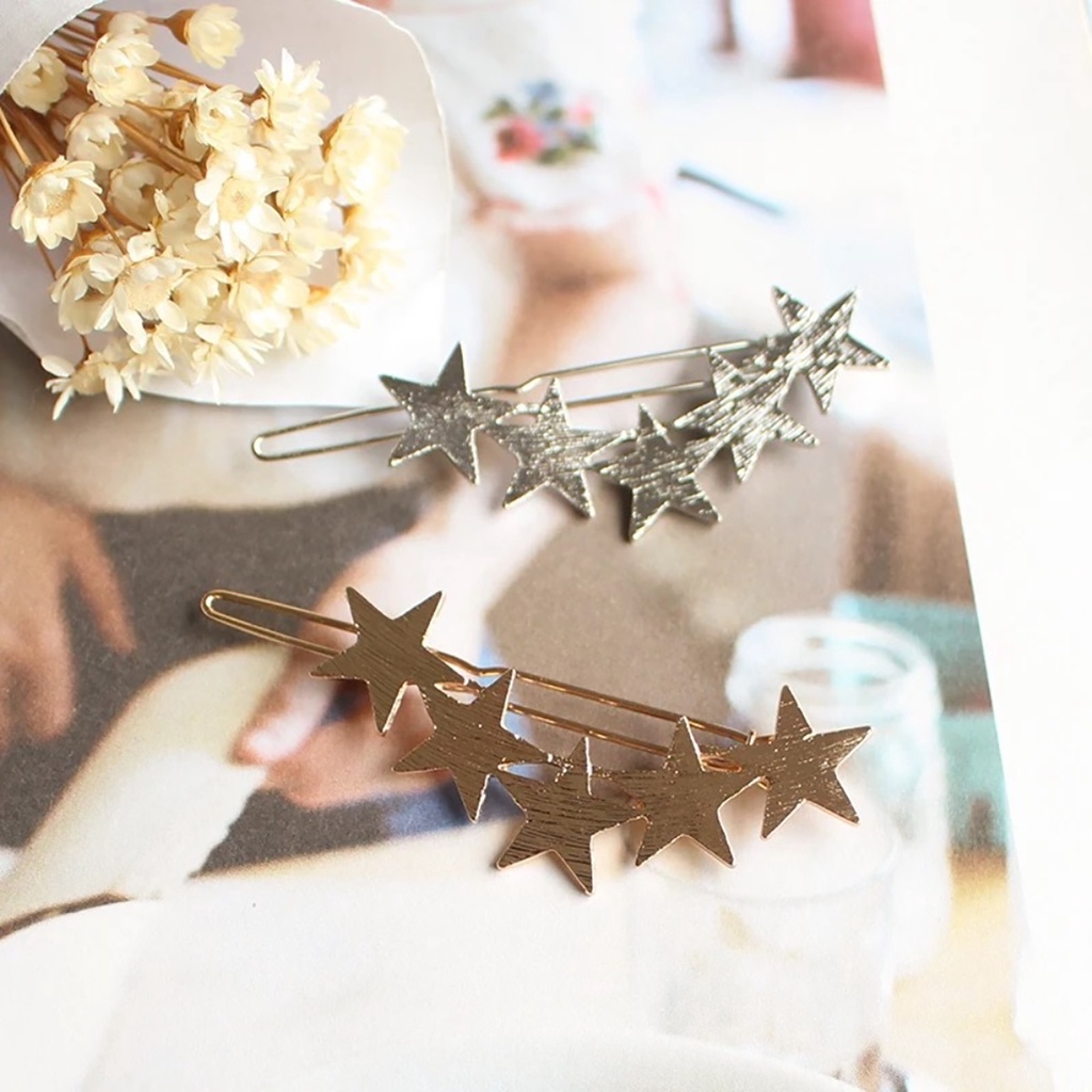 Kẹp tóc ngôi sao năm cánh xinh xắn cho nữ