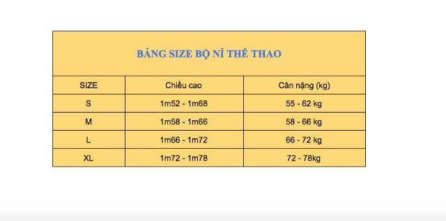 [FREE SHIP] Bộ nỉ thể thao (48-78kg) | BigBuy360 - bigbuy360.vn