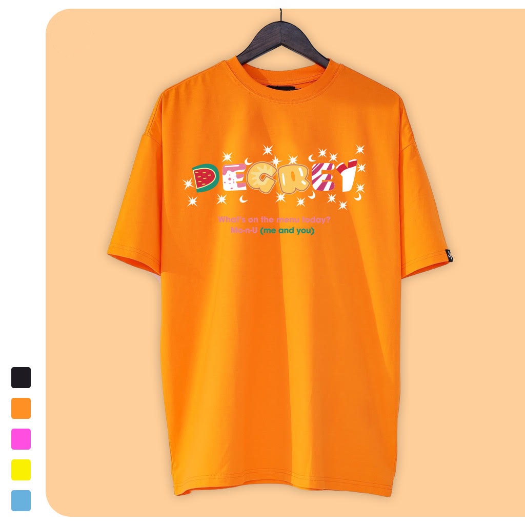 Áo thun Unisex DEGREY Ss2 Full tags - Áo Thun Tay Lỡ Streetwear ( V252)