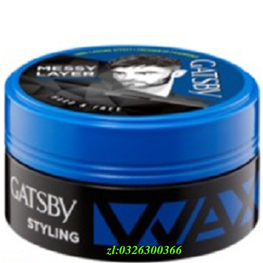 Wax Tạo Kiểu Tóc 75G Gatsby Xanh, Chính Hãng.