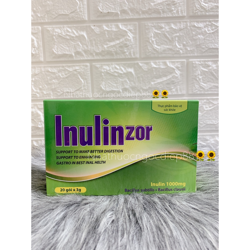 Inulin zor cung cấp chất xơ thiên nhiên ,giảm táo bón hiệu quả hộp 20gói