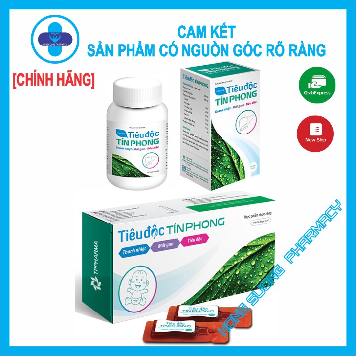 Tiêu độc Tín Phong - Thanh nhiệt, mát gan, tiêu độc